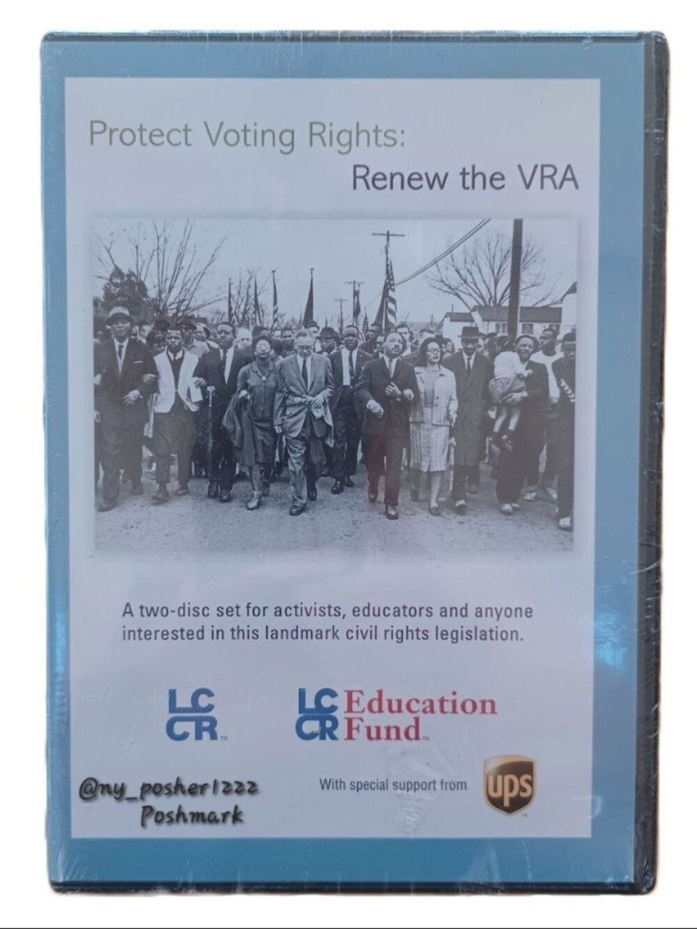 𝗟𝗖𝗖𝗥 Education Fund Protect Voting Rights: Renew the VRA 2-disc DVD set
